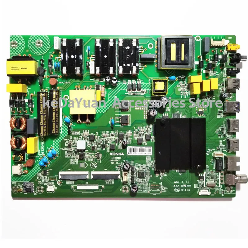 Тест работы для LED55GM1 montherboard 35023590 рабочий экран 72002137YT 2137YT