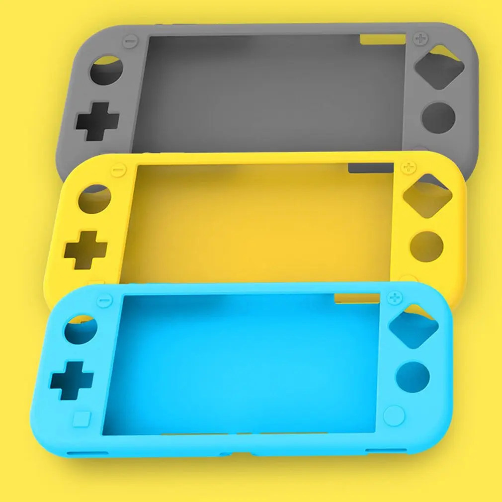 Силиконовый защитный чехол для shand для Switch Lite, мини-чехол с защитной пленкой для экрана
