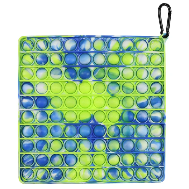 Pop Fidget Reliver Stress Toy Rainbow Push Bubble Antistress Toys Adults & Children Sensory Toys to Relieve Autism Free Shipping 20X20 CM