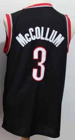 As photo Мужской baskeball Portland Damian Lillard c. J. McCollum Клайд Дрекслер Майки - Цвет: As photo
