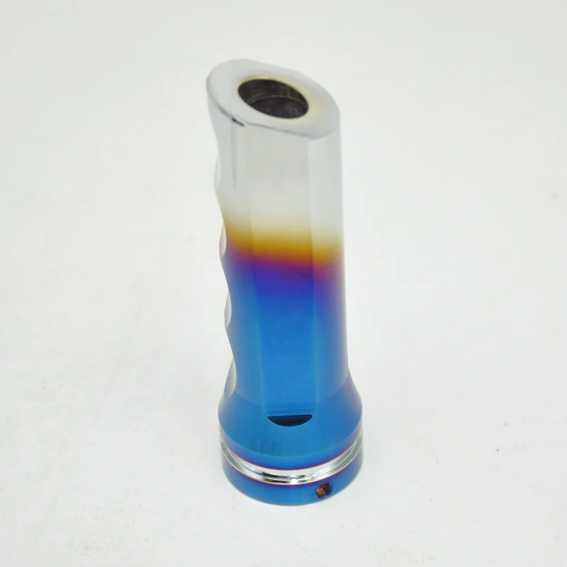 Hand Brake Grip Cover Neo Chrome Aluminum Car Handle Hand Brake Sleeve Universal Fitment