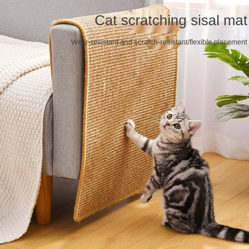 Cat Scratch Board Toy Sisal Cat Grinding Claws Mat Scratching Post Pad For Cats Protecting Furniture Cat Scratcher Toy Mat