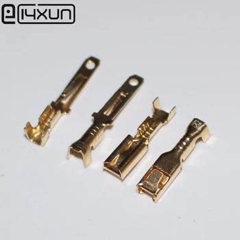 

100 pairs/lot full copper 2.8mm Male&Female Crimp terminal Connectors, 2.8mm terminals,car connector Spade terminal Freeshipping