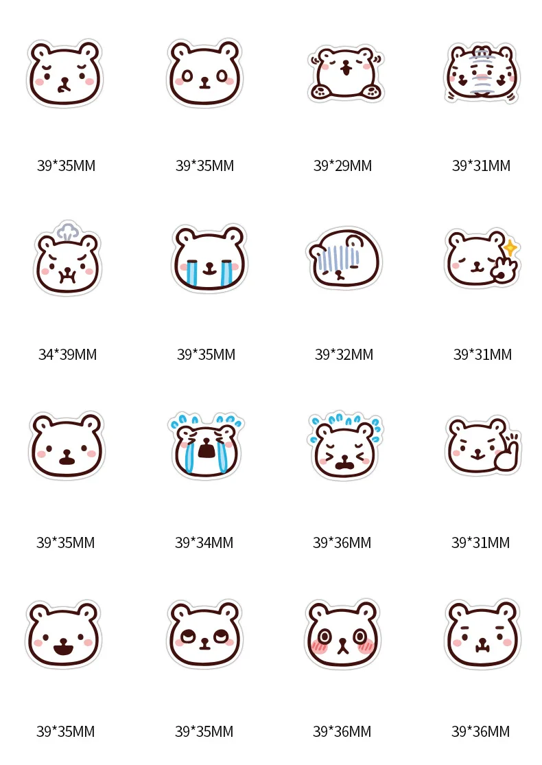 40 шт. в упаковке, мультяшная наклейка Rilakkuma s, водонепроницаемый ПВХ, автомобильный багаж, гитара, скейтборд, скрапбукинг, Vsco, забавная наклейка для девочек, детская игрушка