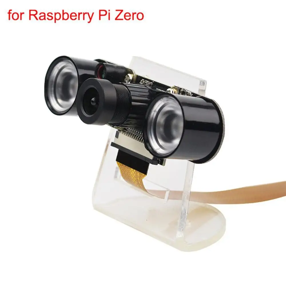 

For Raspberry Pi 4 Model B/3B+/3B/2B/Zero 5 megapixel HD camera with stand Full model universal Replacement