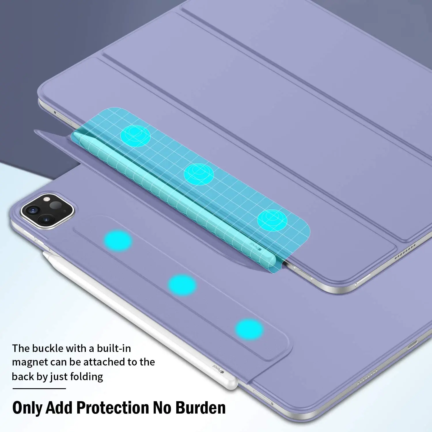 Ipad pro磁気ケース,12 9 11 2021 m1 2020 2018,air 4 12.9 10.9