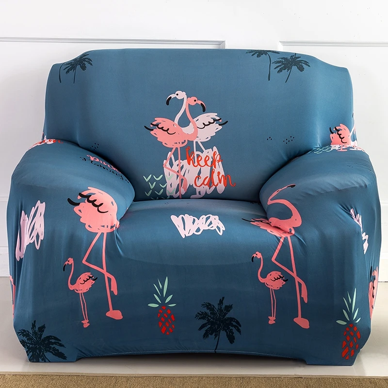 Универсальный Эластичный чехол для дивана с цветочным узором и рисунком листьев, секционная наволочка, угловые чехлы для мебели, кресла, домашний декор
