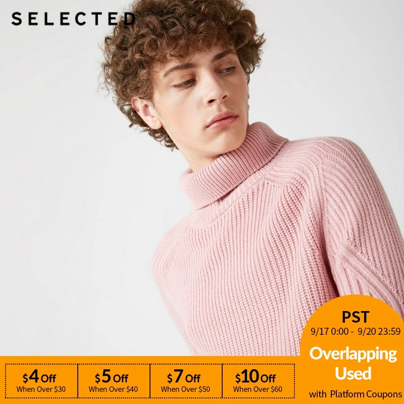 

SELECTED Men's Wool-blend High Neck Multiple Colors Knitted Sweater |418425533