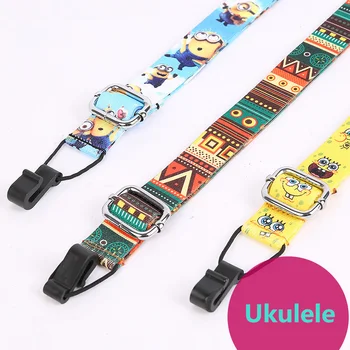 

Neck Ukulele Dedicated Ukulele Shoulder Strap Guitar Guitarra Hook Accessories Parts Personalized Cartoon