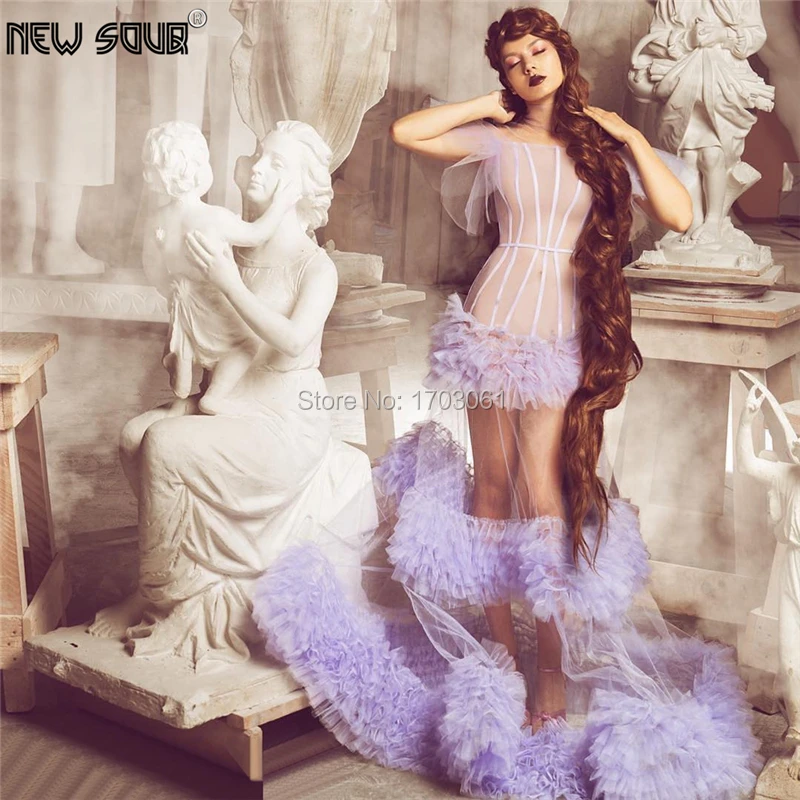 Прозрачное фиолетовое Новое формальное платье для выпускного вечера es на заказ вечерние платья турецкое исламское платье для выпускного вечера для Дубай арабское Горячее предложение