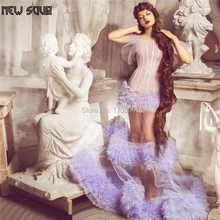 Прозрачное фиолетовое Новое формальное платье для выпускного вечера es на заказ вечерние платья турецкое исламское платье для выпускного вечера для Дубай арабское Горячее предложение