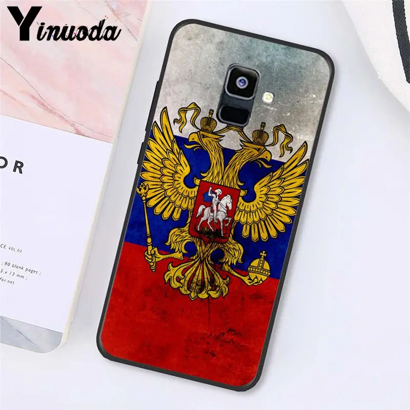 Yinuoda Армении Албании флаг России эмблема чехол для телефона для samsung Galaxy A7 A50 A70 A20 A30 A40 A8 A6Plus A8Plus A9 - Color: A8