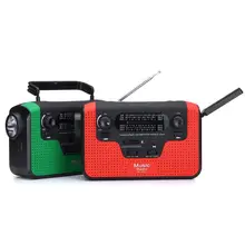 Портативный наружный Bluetooth ручной Солнечный Аварийный радио FM MW SW World Band приемник 12 светодиодный солнечный светильник динамо радио