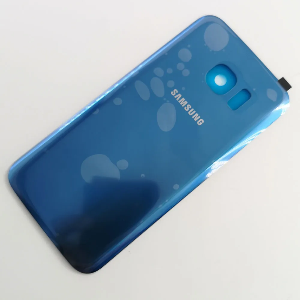 Samsung S7 задняя крышка батарейного отсека 3D стеклянный корпус крышка для samsung Galaxy S7 G930F G9300 задняя дверь+ клейкая наклейка