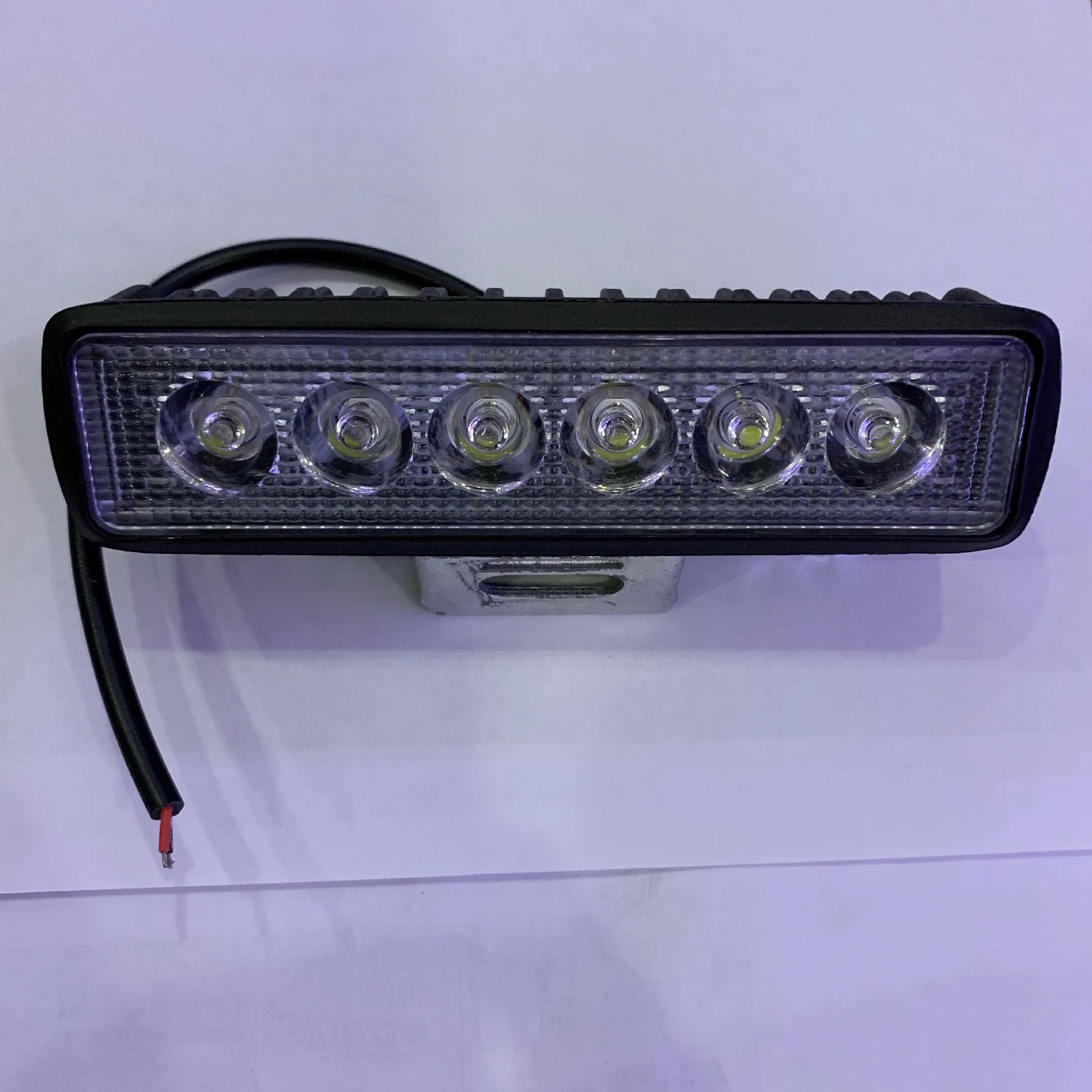 Hot Selling Small Strip 18w Work Light Automotive LED Strip Lights Inspection Lamp Engineering Auxiliary Thin Daytime Running Sp