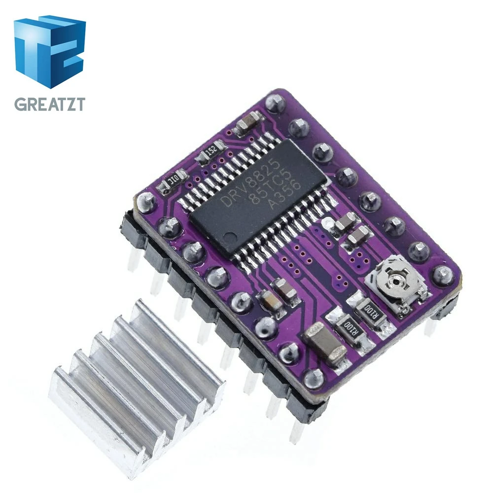 

3d printer parts 1PCS 3D Printer Stepstick Drv8825 Stepper Motor Driver Reprap 4 PCB Board + Free shipping replace A4988