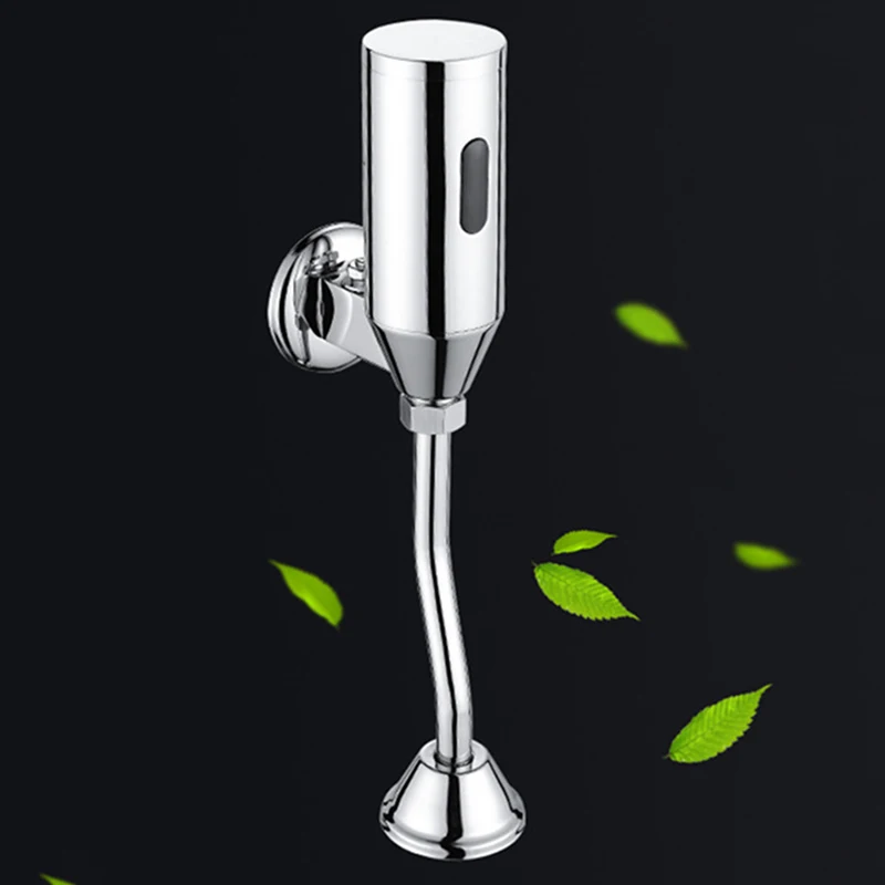 

Bathroom Toilet Wall Mounted Automatic Sensor Touchless Urinal Flush Valve