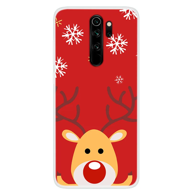 For Xiaomi Redmi Note 8 Pro Case Christmas NEW Year Gift Soft TPU Cover For Xiomi Redmi Note 8T Phone Cases Coque Note8 8Pro xiaomi leather case charging Cases For Xiaomi