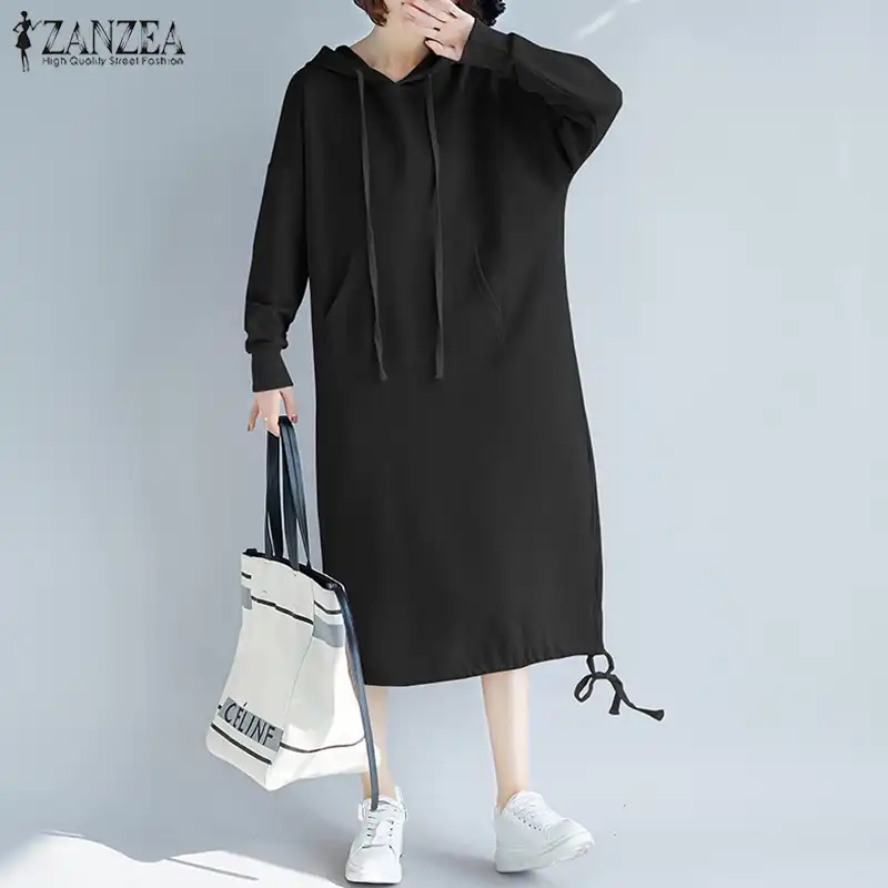 sweatshirt dress with pockets plus size