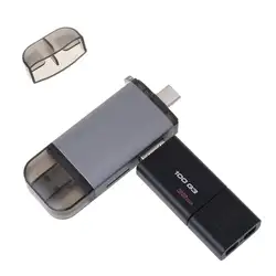 Тип C и Micro USB и USB OTG SD TF кард-ридер для портативных ПК мобильных телефонов