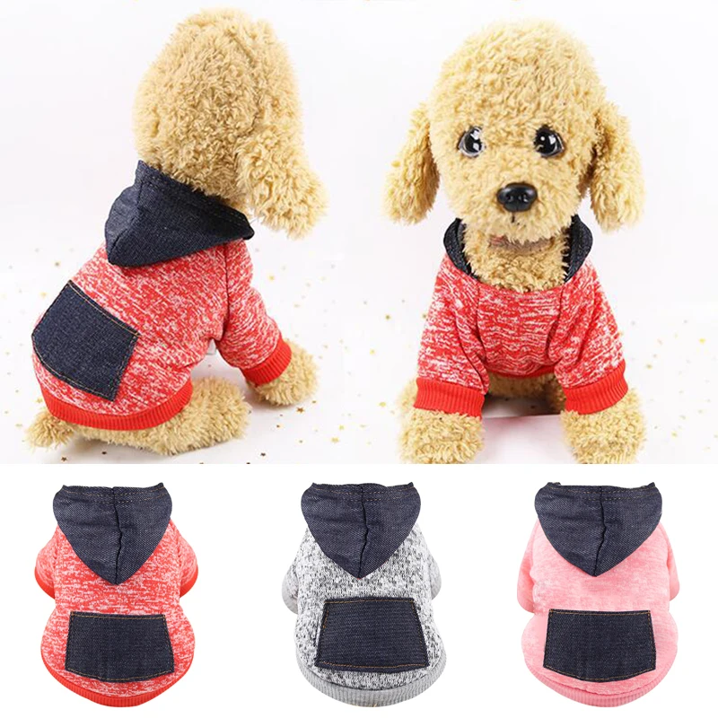 Pet мягкая теплая зимняя одежда для сна для домашних животных Одежда для собак, худи для детей Одежда для маленьких собак, щенков, курта для собак товары для домашних животных