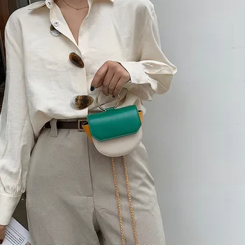 

Bag WOMEN'S Bag New Style 2020 Shoulder Bag Bag Chain Shoulder Bag Mini Saddle Bag