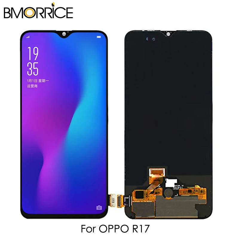 

TFT LCD Display For OPPO R17 Touch Screen Digitizer Full Assembly LCD For OPPO R17 Replacement Repair Parts Black No Frame 6.4