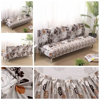 

New All-inclusive Cheap Universal Sofa Cover Stretch Big Elasticity Couch Cover Sofa Without Armrest Folding Cover For Sofa Bed