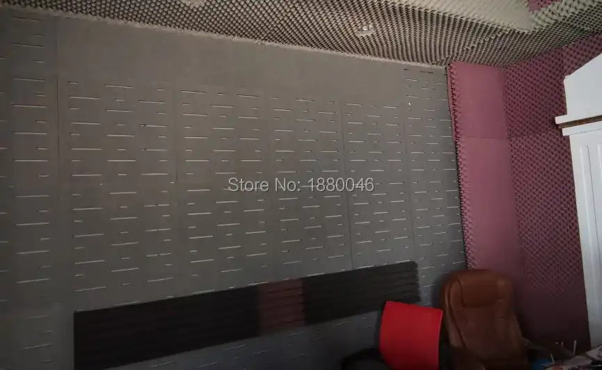 1box 10pcs Eco Friendly Sound Absorber Perforated Polyester