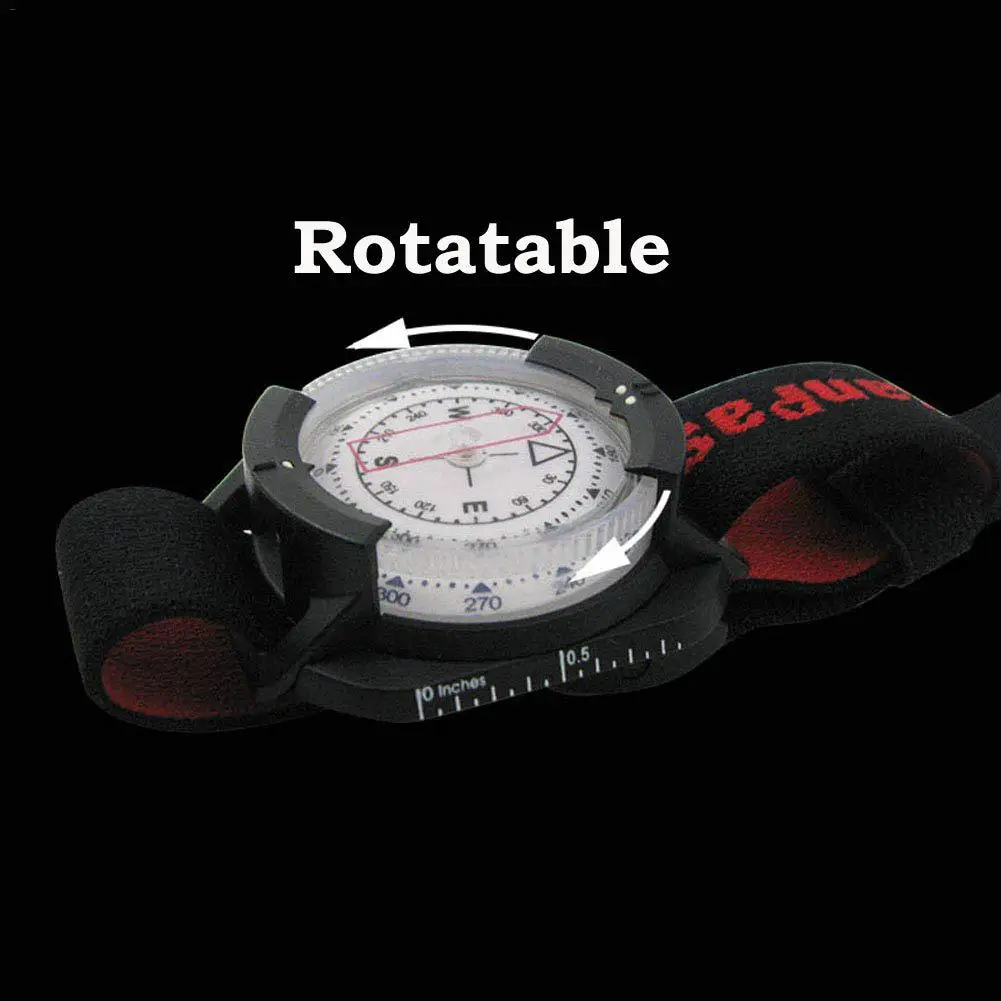 Brújula profesional de buceo para natación y buceo, reloj Digital de buceo, resistente al agua, 60M /197 pies - Imagen 2