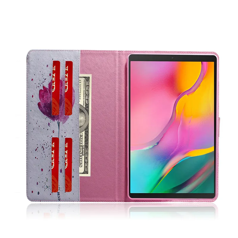 Чехол Wekays для samsung Tab A 10,1, мультяшный кожаный чехол для samsung Galaxy Tab A 10,1 дюймов T510 T515, чехол