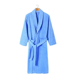 Winter Bathrobe Thickening Warm 100% Cotton Bathrobe Men Dressing Gown Towel Fleece Bath Robe Male Sleepwear Nightgown Homme