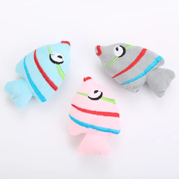 

Catnip Toy Dog Cat Face Design Cat Toy Catnip Biscuit Cat Pillow Stuffed Cotton Fish Pet Plush Catnip Catnip Plush Stuffed