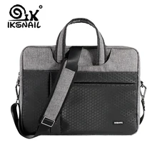 IKSNAIL сумка для ноутбука 15,6 дюймов, водонепроницаемая сумка для ноутбука Macbook Air Pro 13 15, сумка через плечо для компьютера, портфель, сумка