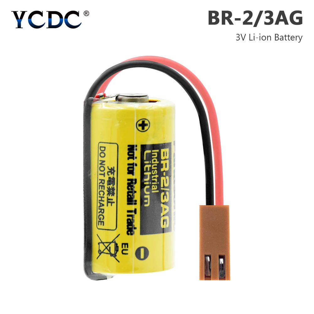 YCDC BR-2/3AG батарея 3V 1200mAh PLC Fanuc управление Литий-ионные резервные батареи для Fanuc CNC системы