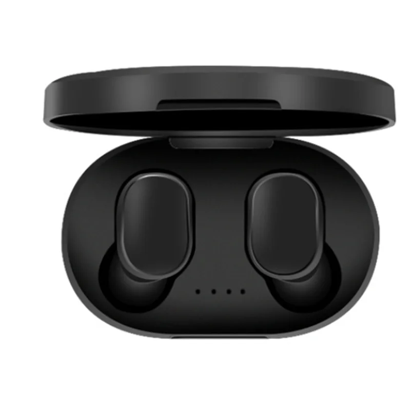Negro TWS auriculares Bluetooth VS Redmi Airdots auriculares inalas mbricos estereo Mini auriculares для Xiaomi iPhone huawei samsung - Цвет: Negro