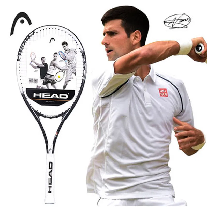 Качественная головная Теннисная ракетка, Профессиональная теннисная ракетка, углеродная теннисная сумка, сумка-веревочка, амортизирующая ракетка для тенниса, весло для тенниса