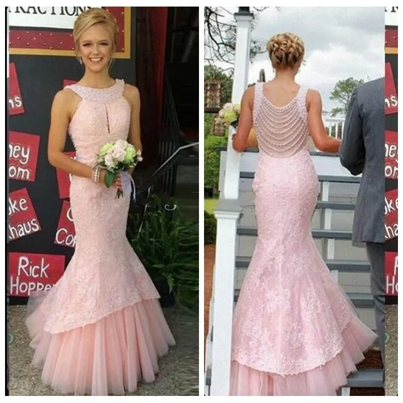 2021 Русалка розовое кружевное свадебное платье естественно облегающая Талия