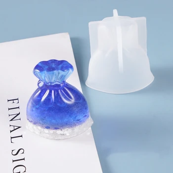 

Crystal Epoxy Resin Mold Purse Lucky Bag Decoration Casting Silicone Mould DIY Crafts Jewelry Ornaments Making Tools