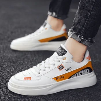 

M- Explosion student adult personality Harajuku casual breathable wearable fashion color matching brand lace-up shoes men