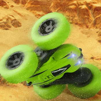 

Hot Selling RC Stunt Car 2.4G Remote Control Rotating Electric Toy Double-sided Flip for Children Kids LBV