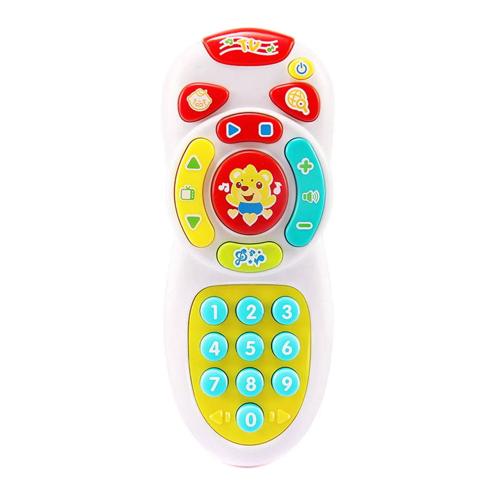 Детский симулятор ТВ пульт дистанционного управления мобильный телефон игрушка Дети обучающая музыкальная обучающая игрушка