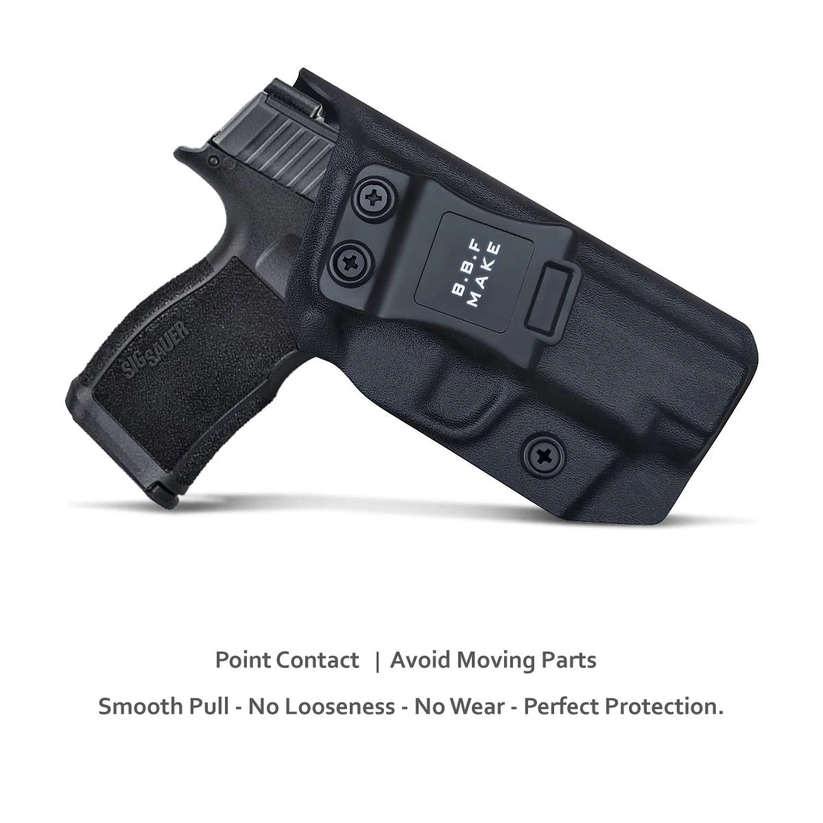 B.B.F Make IWB Kydex Gun Holster Custom Fit: Sig Sauer P365XL Pistol - Inside Waistband Concealed Carry Pistol Case