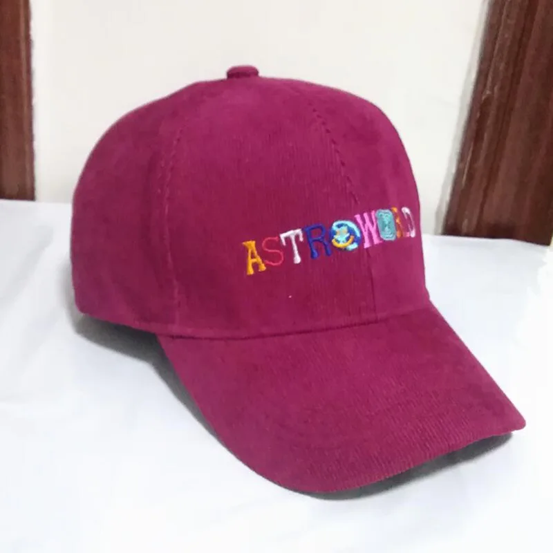 Последние альбом ASTROWORLD папа шляпа хлопок высокое качество вышивка Astroworld бейсболки унисекс