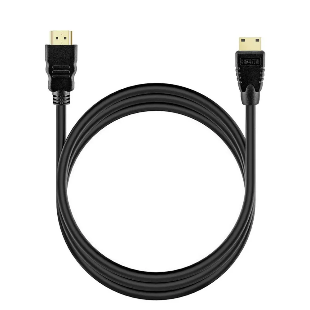 3 метра Mini-HDMI штекер 1080p кабель 1.3a тип A к C HD позолоченный 3D кабель для HDTV сплиттер