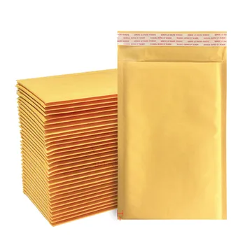 

Wholesale 100pcs/lot Manufacturer Kraft Bubble Bags Mailers Padded Envelopes Paper Mailing Bags 11X13cm