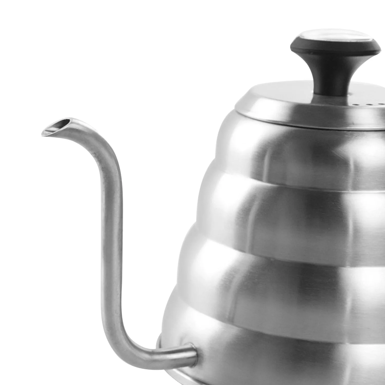 1.2L кофейник из нержавеющей стали с термометром для домашнего офисное помещение
