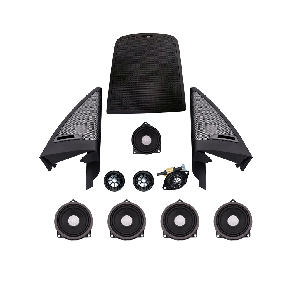 

Audio upgrade kit design for BMW g01 X3 series front and rear tweeter and covers car door midrange speaker subwoofer amplifier