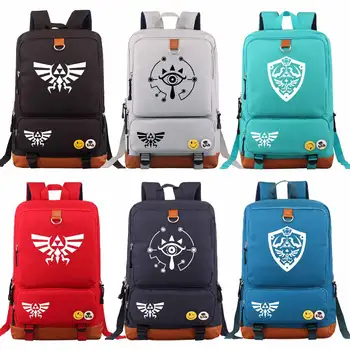 

Game The Legend of Zelda Wings Sword Boy Girl Book School bag Women Bagpack Teenagers Schoolbags Men Student Patchwork Backpack