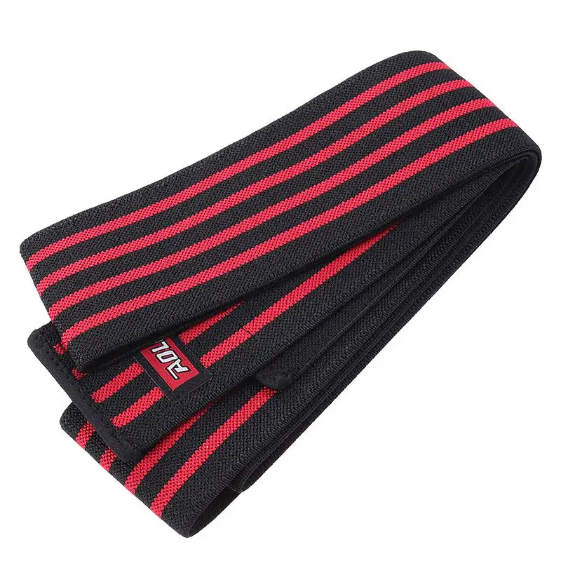 1PCS Knee Wrap Weightlifting Bodybuilding Elastic Reinforced Fitness Kneeband Strap